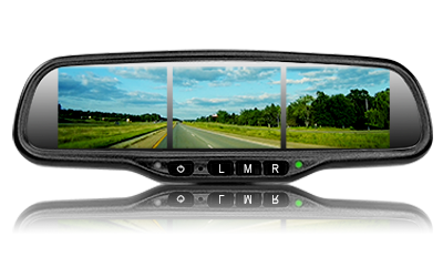 3.5-дюймовый сзади автомобиля Viewmirror Многофункциональный дисплей зеркало заднего вида, HK-0353535LA