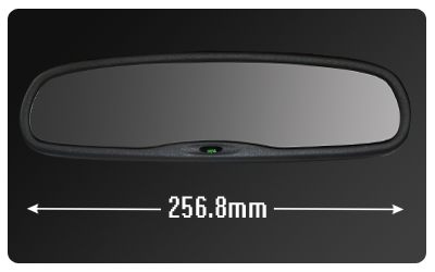 10 pulgadas de pantalla espejo retrovisor con cámara de vista trasera  y conmutación electrónica, AD-10DN