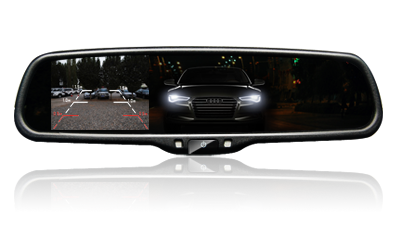 10,0 polegadas monitor espelho com escurecimento automático
